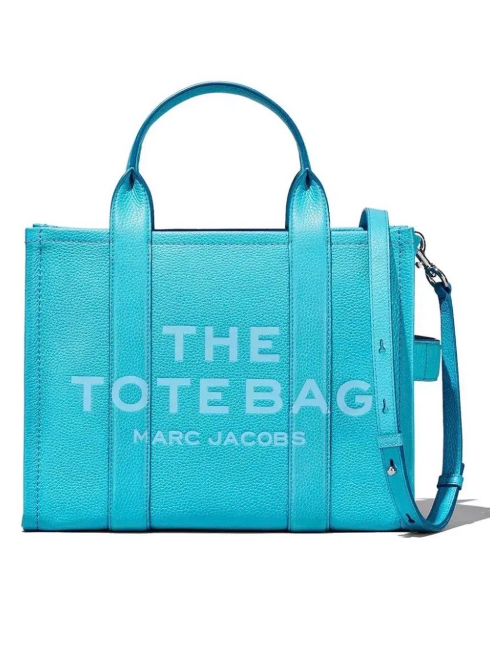 NWT The Tote Bag in Leather in Color Pool- MEDIUM - Picture 1 of 9